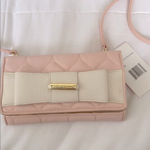 Betsey Johnson flap wallet crossbody bag